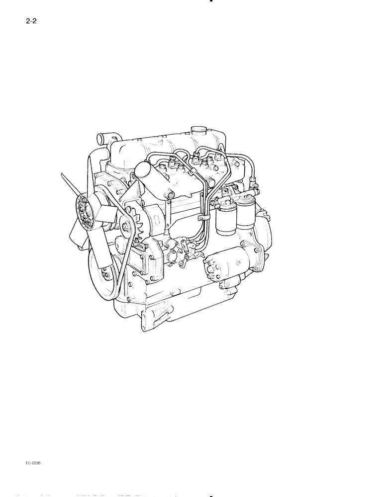 Схема запчастей Case IH 595 - (2-02) - SERVICE, ENGINES (02) - ENGINE