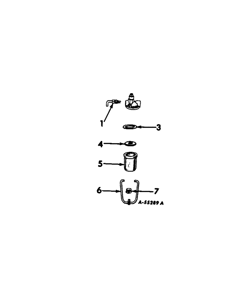 Схема запчастей Case IH 660 - (065) - FUEL SYSTEM, FUEL STRAINER (02) - FUEL SYSTEM