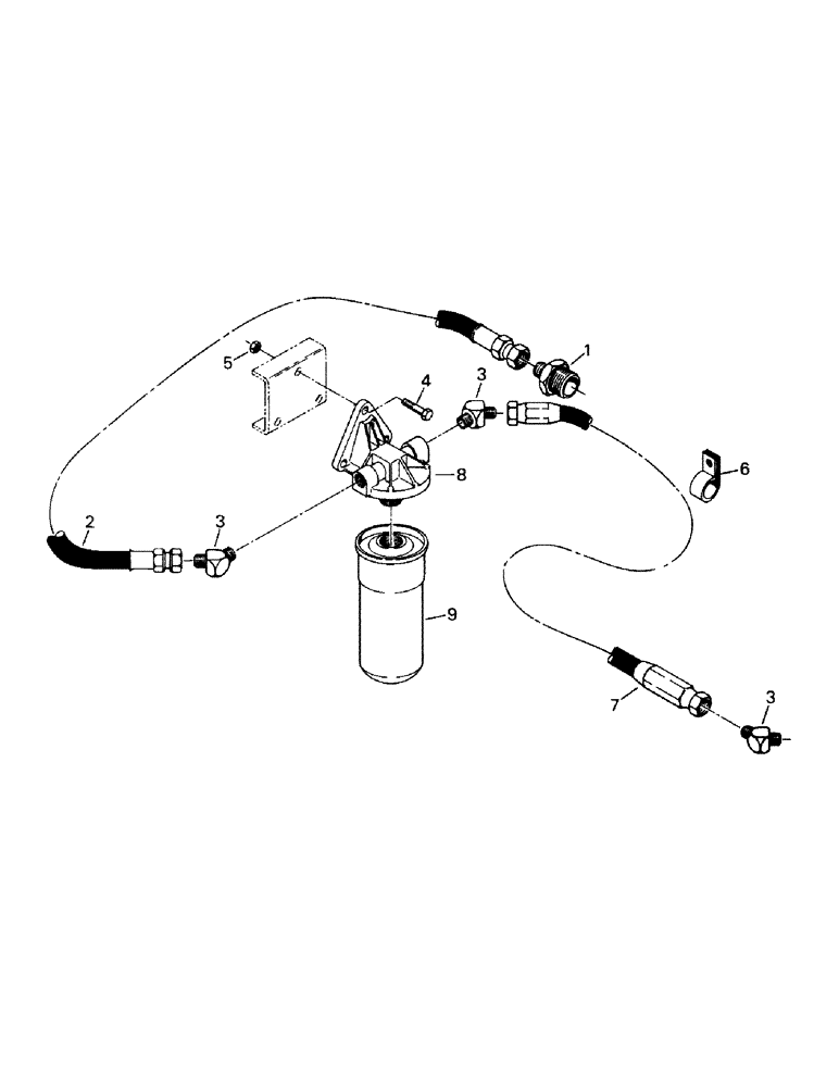 Схема запчастей Case IH KP-525 - (04-05) - LUBE FILTER & MOUNTING (04) - Drive Train