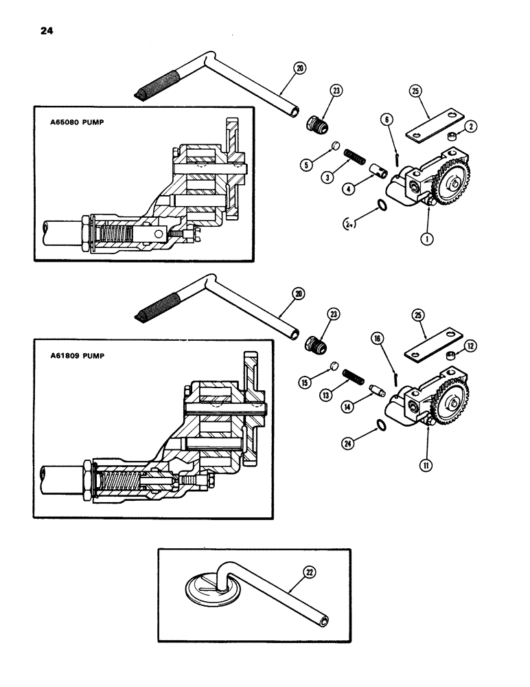 Схема запчастей Case IH 970 - (024) - OIL PUMP, (401B) DIESEL ENGINE (02) - ENGINE