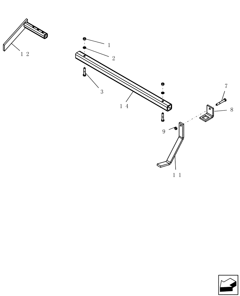 Схема запчастей Case IH ATX400 - (6.100.1) - PRESS WHEEL STRIPPERS Packer Gang Assemblies and Frames