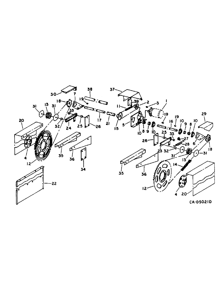 Схема запчастей Case IH 810 - (B-21) - REEL, DOUBLE HYDRAULIC REEL DRIVE (58) - ATTACHMENTS/HEADERS