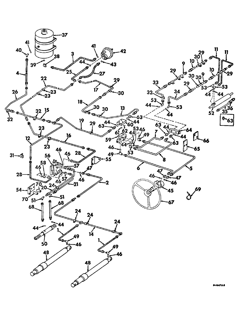 Схема запчастей Case IH 315 - (F-02) - HYDRAULICS SYSTEM, HYDRAULIC SYSTEM, BELT DRIVE (07) - HYDRAULIC SYSTEM