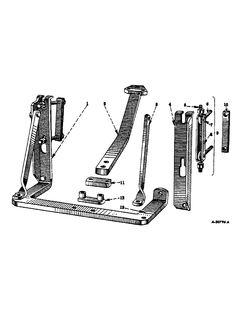 Схема запчастей Case IH 350 - (351) - ATTACHMENTS, QUICK ATTACHABLE HIGH-HITCH, HEAVY-DUTY DRAWBAR, SPECIAL, FOR HI-CLEAR TRACTORS Attachments