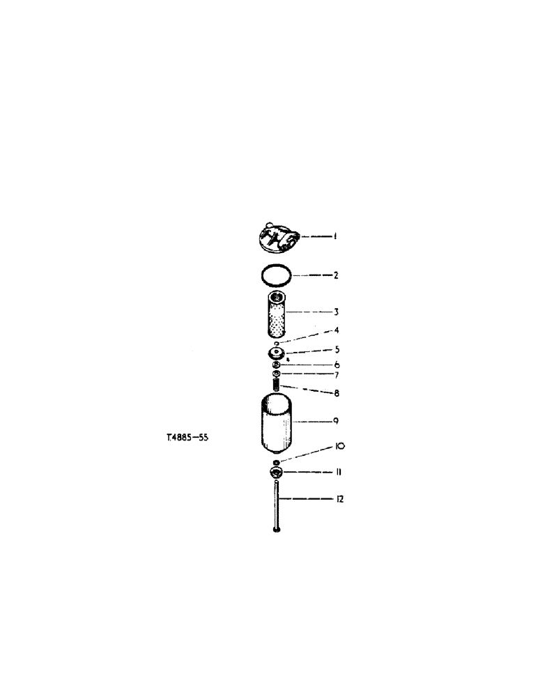 Схема запчастей Case IH 434 - (2-18) - LUBRICATING OIL FILTER, 3066851R91 - GAS ENGINE (02) - ENGINE