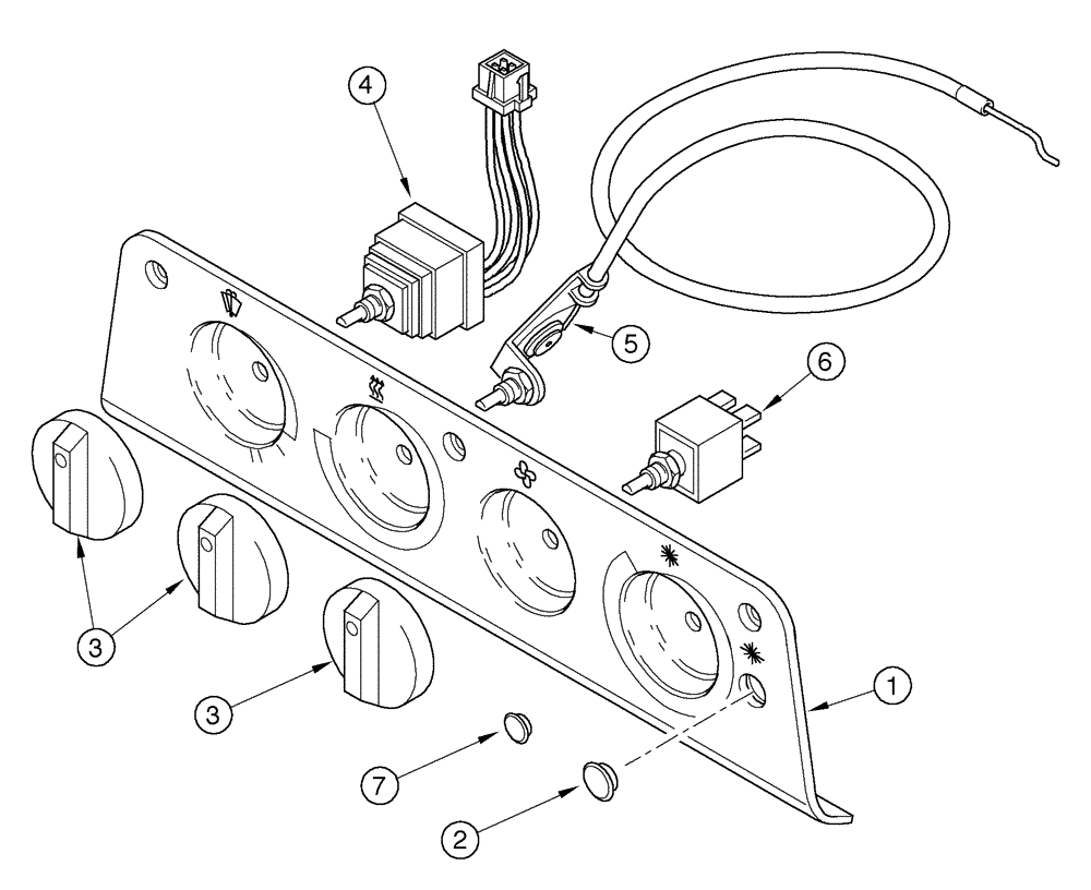 Схема запчастей Case IH MX120 - (09-28) - HEATER (09) - CHASSIS/ATTACHMENTS