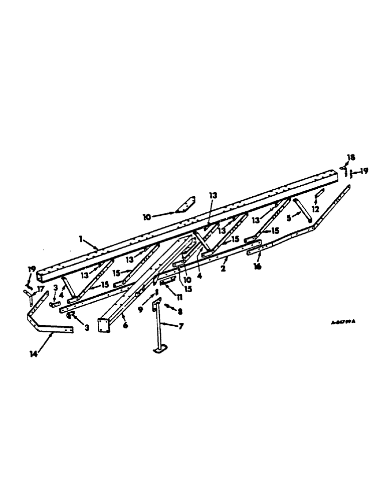 Схема запчастей Case IH 700 - (AG-04) - MAIN FRAME, FOR USE WITH AUTOMATIC TRIP 