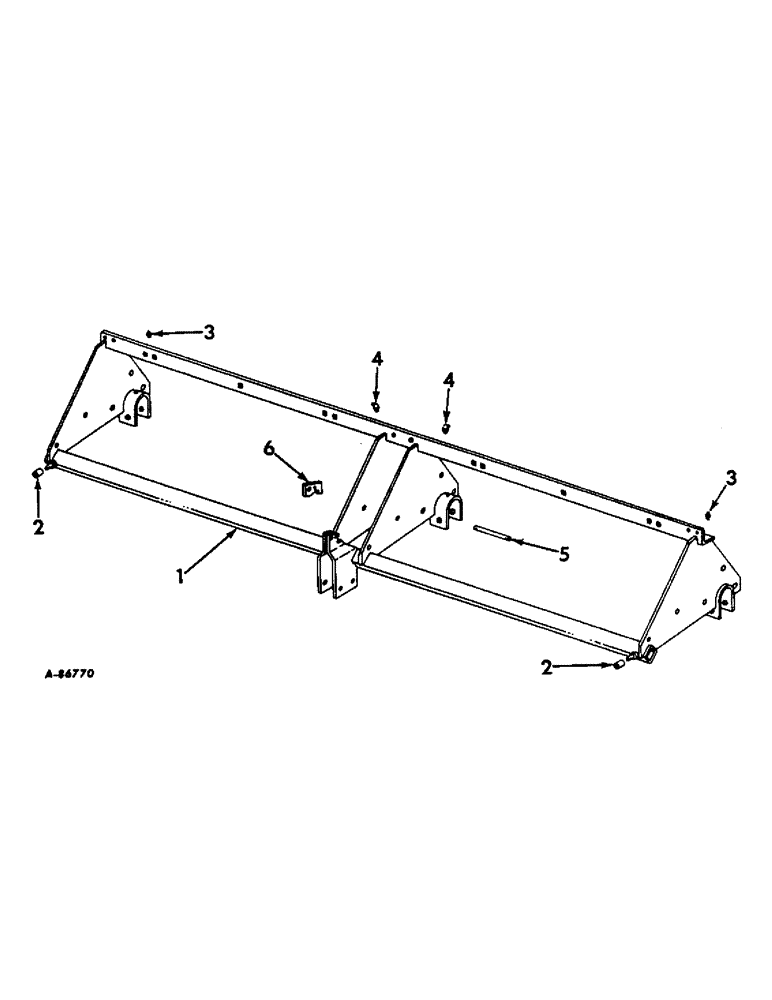 Схема запчастей Case IH 601 - (T-03) - MAIN FRAME AND RELATED PARTS 