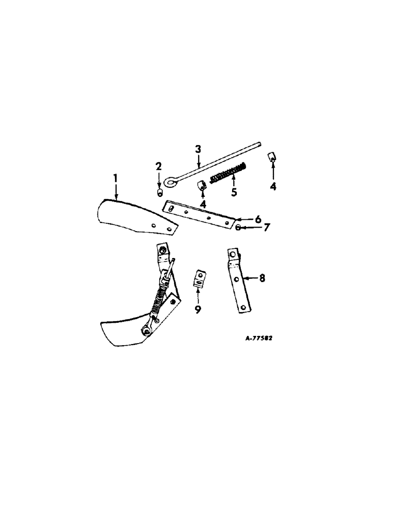 Схема запчастей Case IH 186 - (C-36) - BLADE COVERING ATTACHMENT, 1964 AND SINCE 