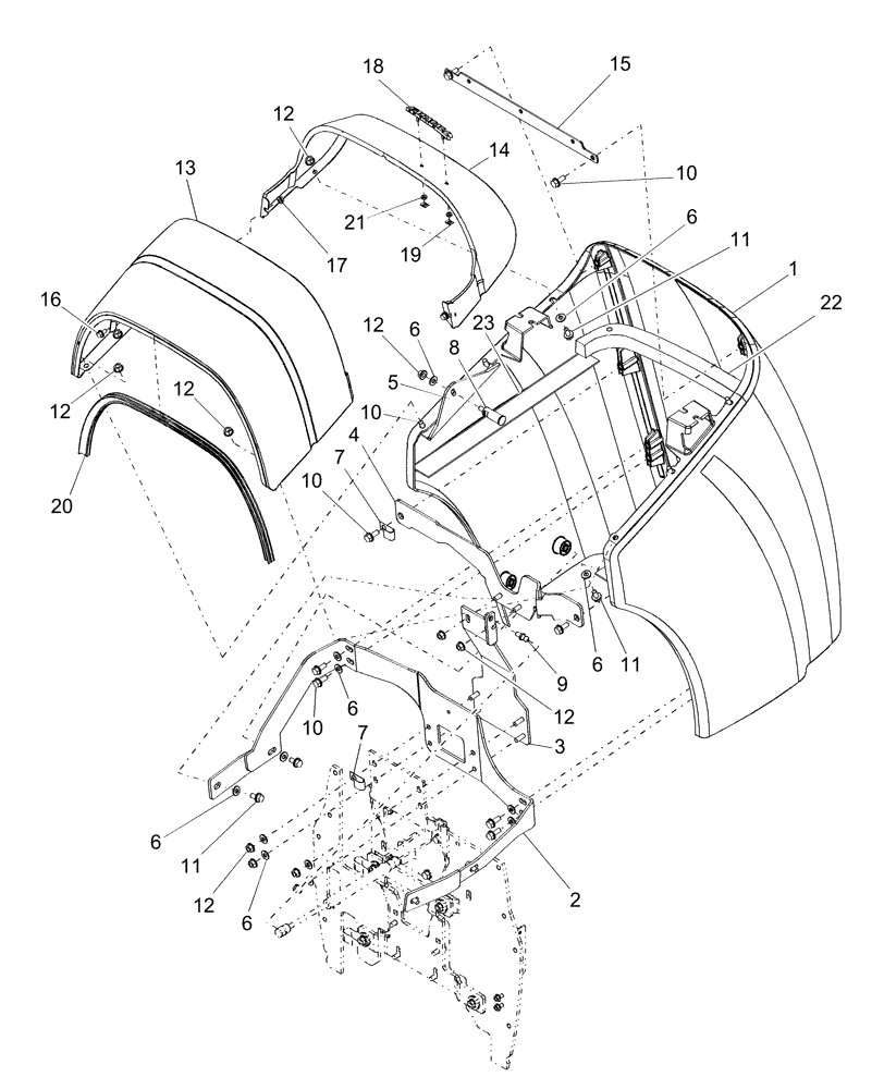 Схема запчастей Case IH FARMALL 31 - (08.02) - HOOD (08) - SHEET METAL