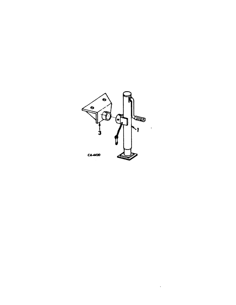 Схема запчастей Case IH 428 - (A-61[A]) - LIFTING JACK 