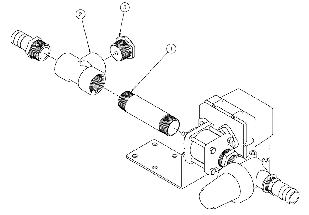 Схема запчастей Case IH SPX4410 - (11-005) - TEE VALVE GROUP, LEFT BOOM, FENCE ROW Options