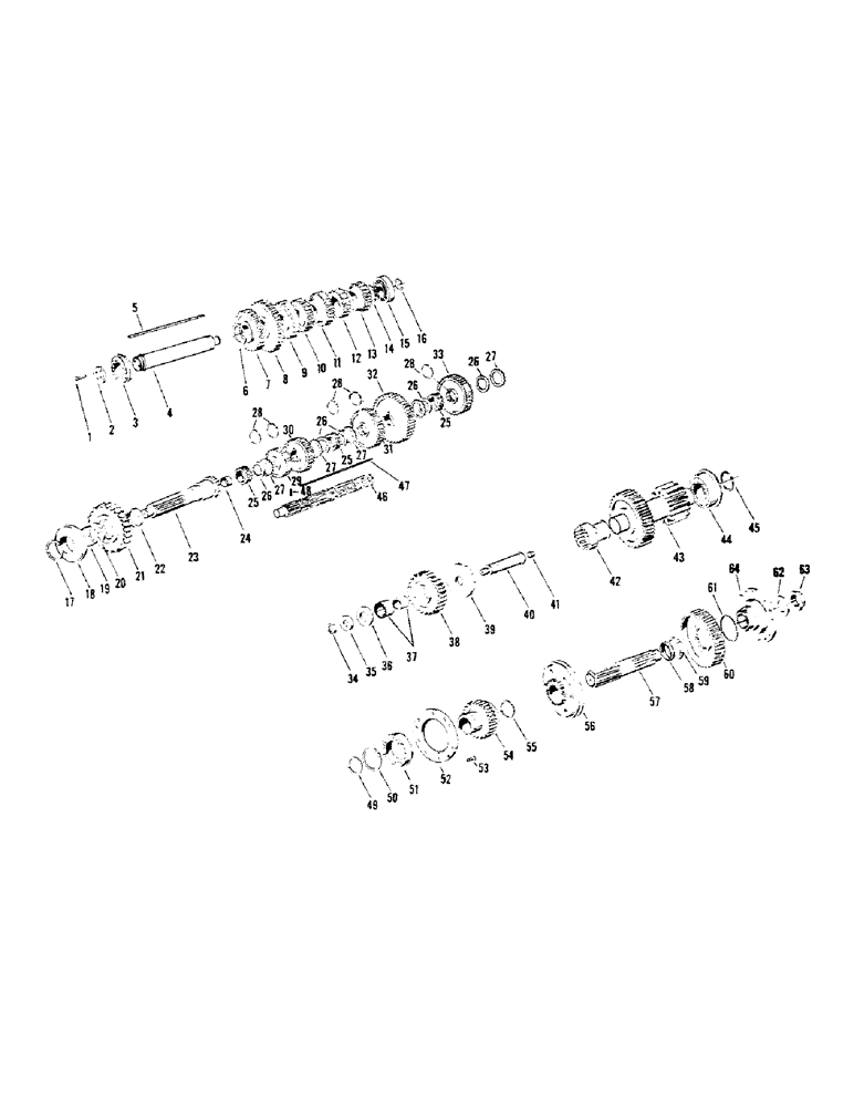 Схема запчастей Case IH STEIGER - (04-14) - GEARS & RELATED PARTS, FULLER TRANSMISSION (04) - Drive Train