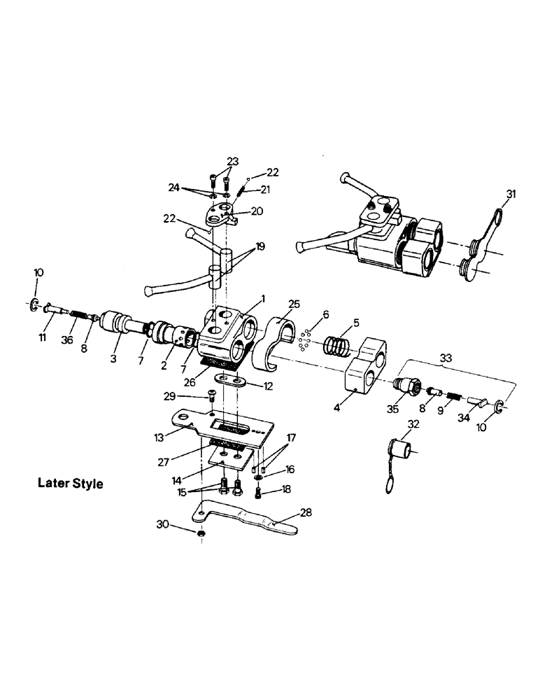 Схема запчастей Case IH PTA280 - (08-36) - HYDRAULIC COUPLER (07) - HYDRAULICS