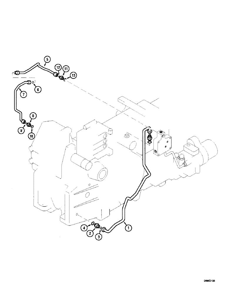 Схема запчастей Case IH 5150 - (8-034) - P.T.O. HYDRAULICS (08) - HYDRAULICS