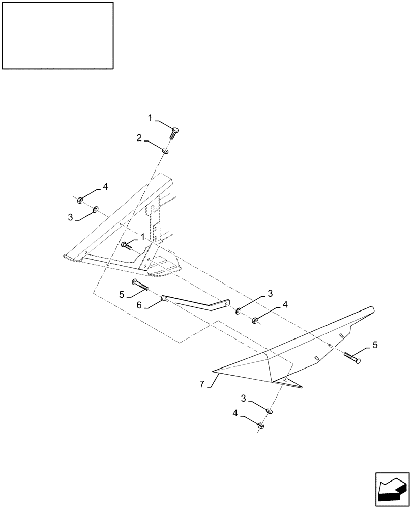 Схема запчастей Case IH 2040 - (18.84095942[01]) - DIA : FIXED SHORT DIVIDERS (18) - ACCESSORIES