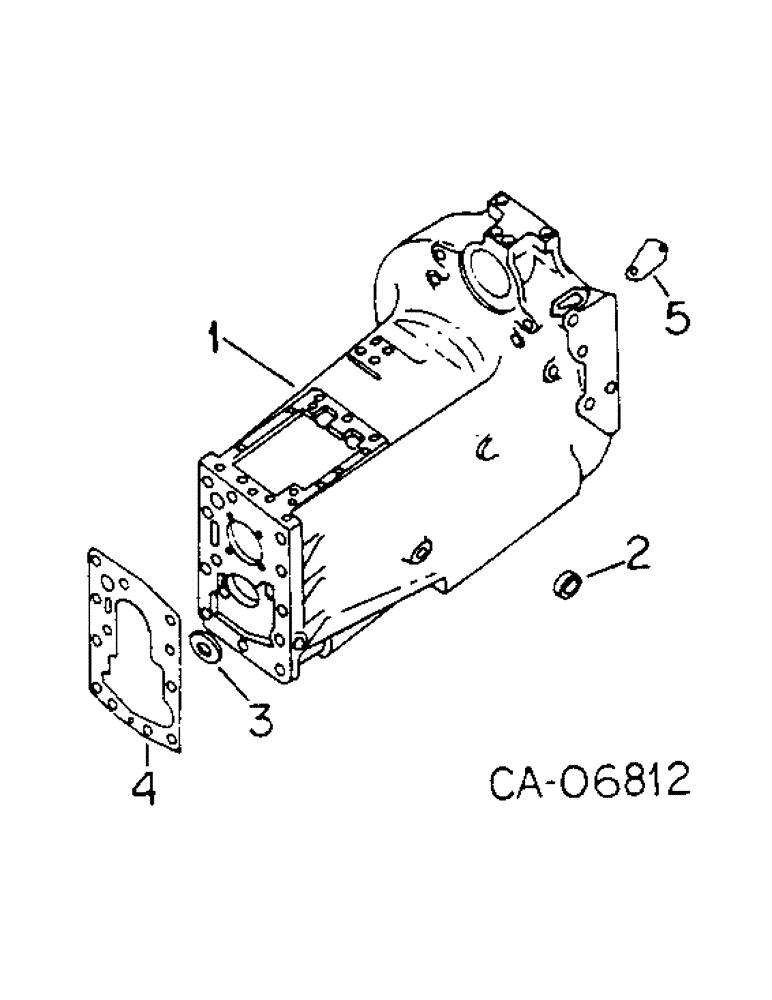 Схема запчастей Case IH 6788 - (07-02) - DRIVE TRAIN, CLUTCH HOUSING (04) - Drive Train