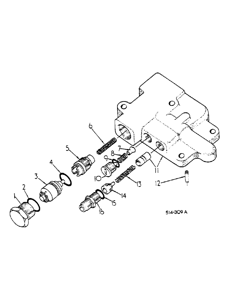 Схема запчастей Case IH HYDRO 84 - (10-048) - UNLOADING AND FLOW CONTROL VALVE (07) - HYDRAULICS