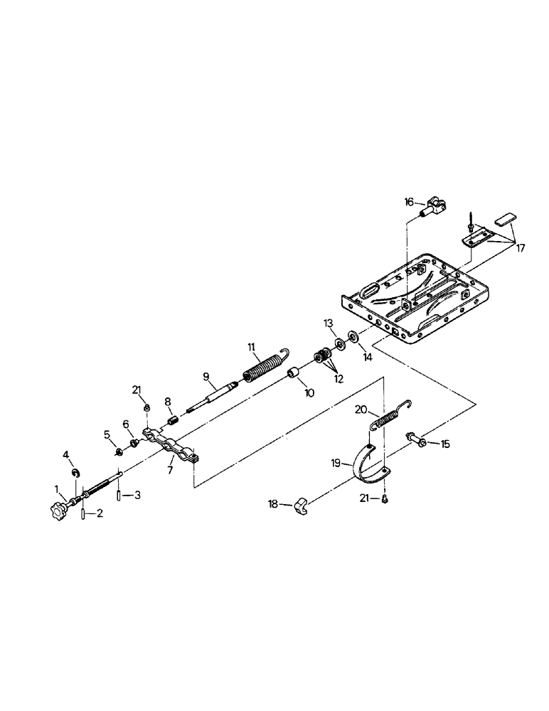 Схема запчастей Case IH 9110 - (01-20) - SEAT ASSEMBLY, LOWER SUSPENSION (10) - CAB