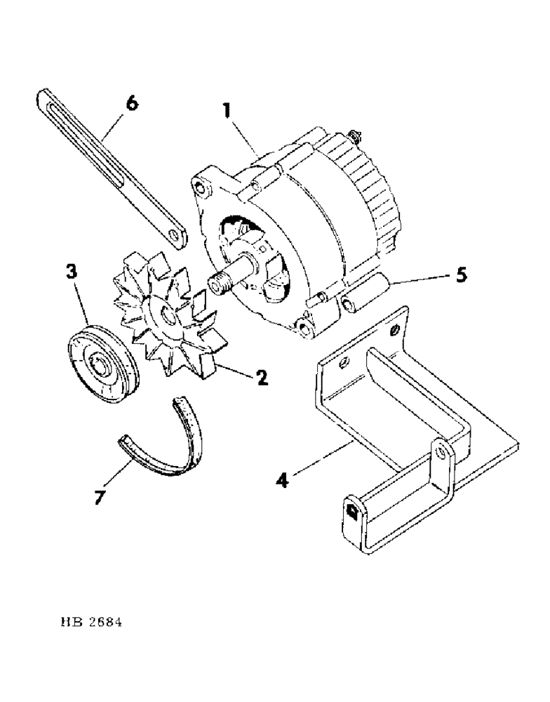 Схема запчастей Case IH 4000 - (08-17) - ELECTRICAL, ALTERNATOR AND MOUNTING C-232 GAS ENGINE, FOR 4000 WINDOWERS SN. 2701 & SINCE (06) - ELECTRICAL