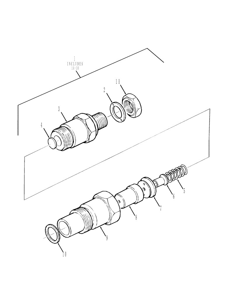 Схема запчастей Case IH DX25E - (01.09.02) - FUEL INJECTOR ASSY. (01) - ENGINE