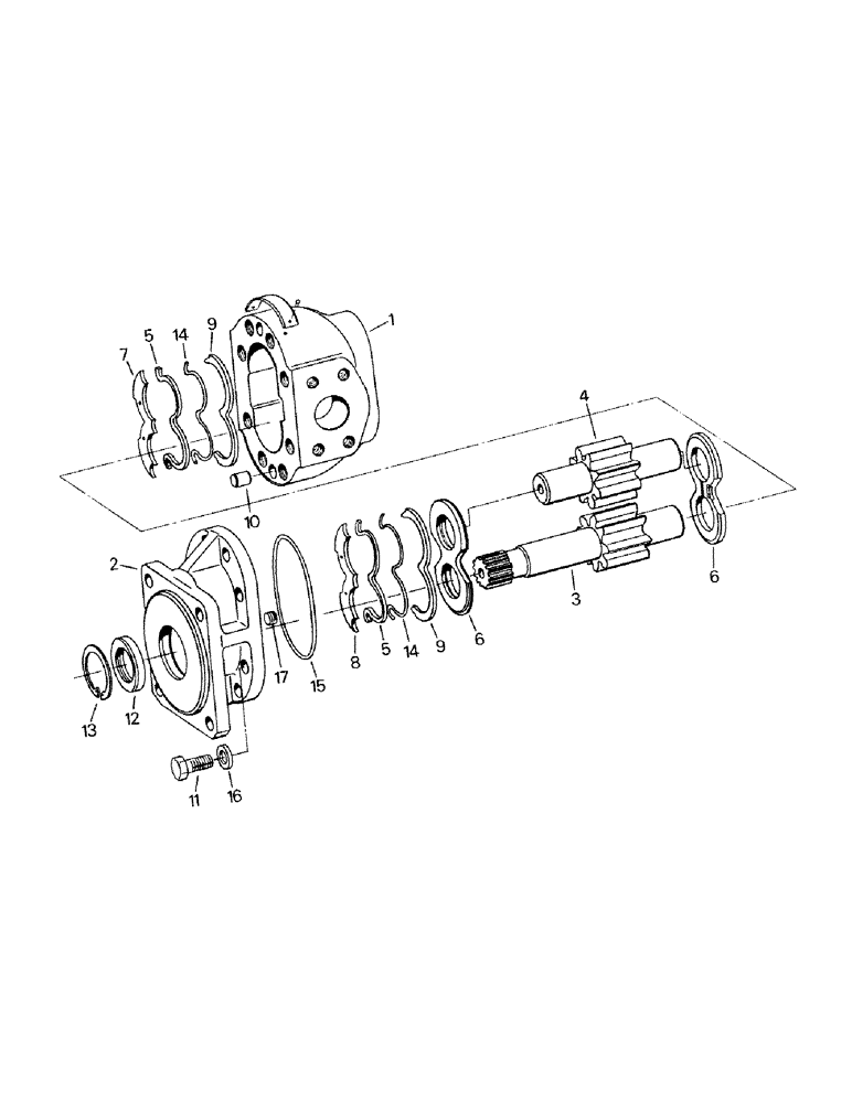 Схема запчастей Case IH STEIGER - (04-30) - TRANSMISSION LUBE PUMP ASSEMBLY (04) - Drive Train