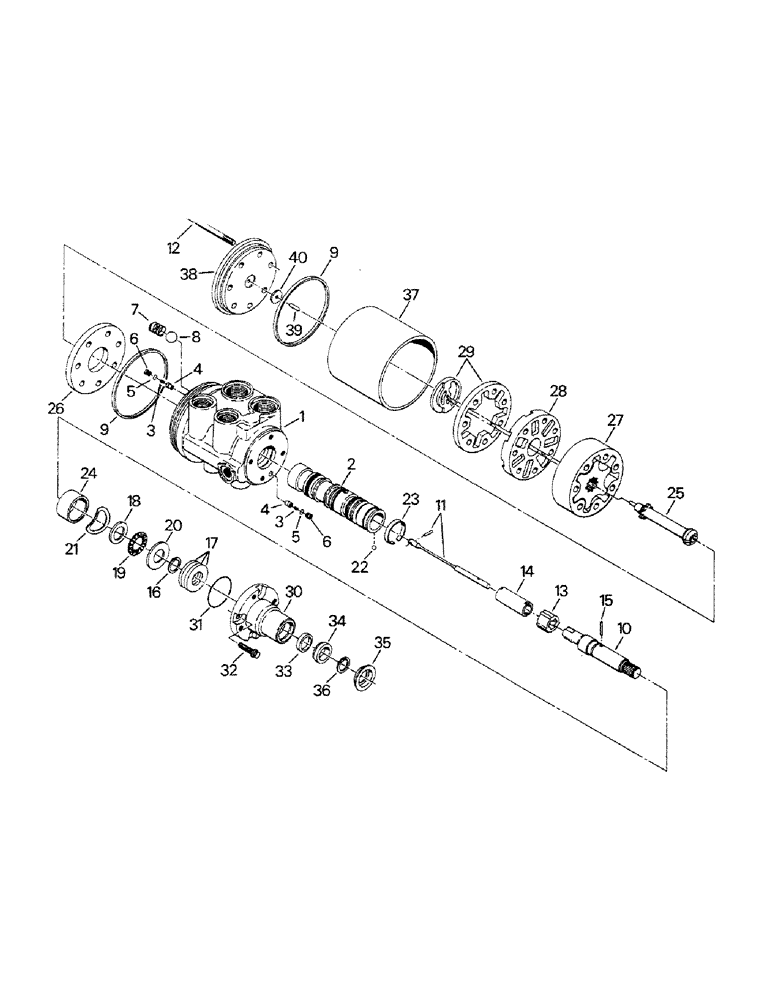 Схема запчастей Case IH KP-1325 - (08-10) - STEERING CONTROL VALVE ASSEMBLY (07) - HYDRAULICS