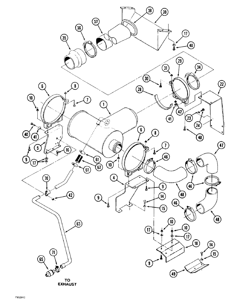 Схема запчастей Case IH 9310 - (2-102) - AIR INDUCTION SYSTEM, PRIOR TO P.I.N. JEE0036501 (02) - ENGINE