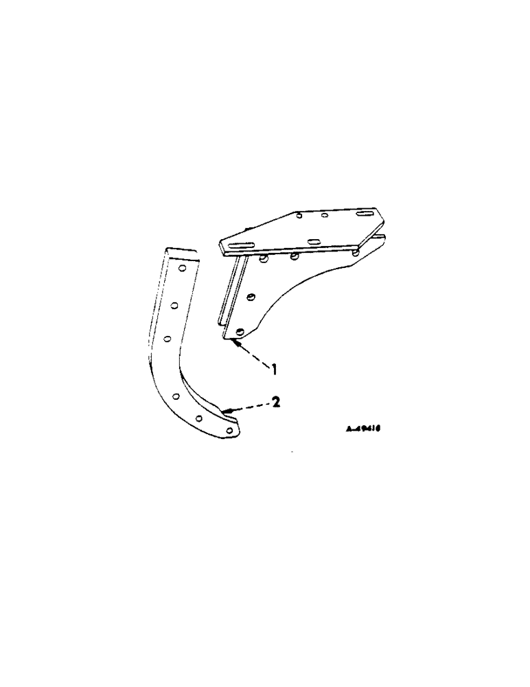 Схема запчастей Case IH 70 - (E-03) - RIGID BEAM, ONE PER FURROW 