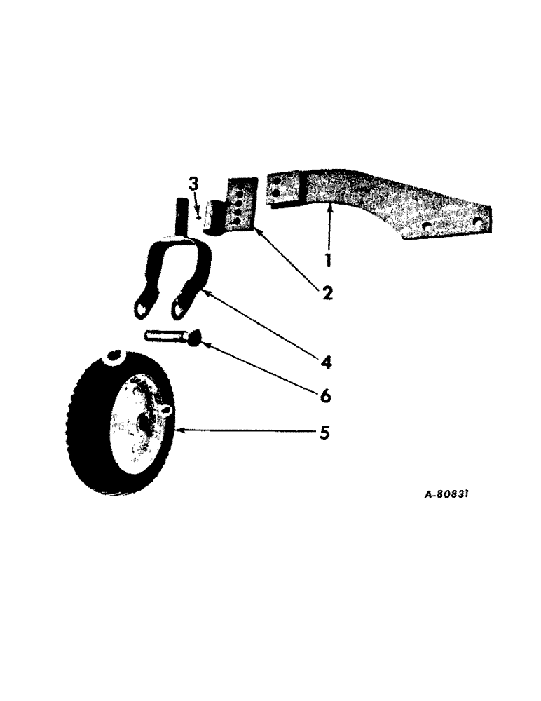 Схема запчастей Case IH C-4 - (L-5[A]) - GUIDE WHEELS 