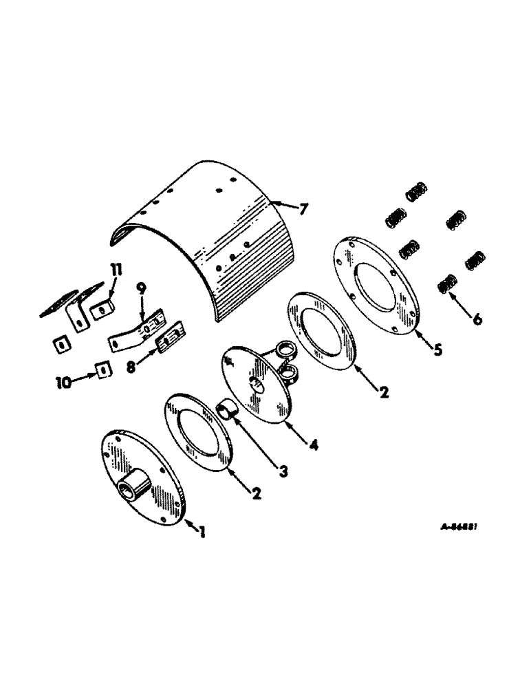 Схема запчастей Case IH 411 - (S-15) - SLIP CLUTCH 