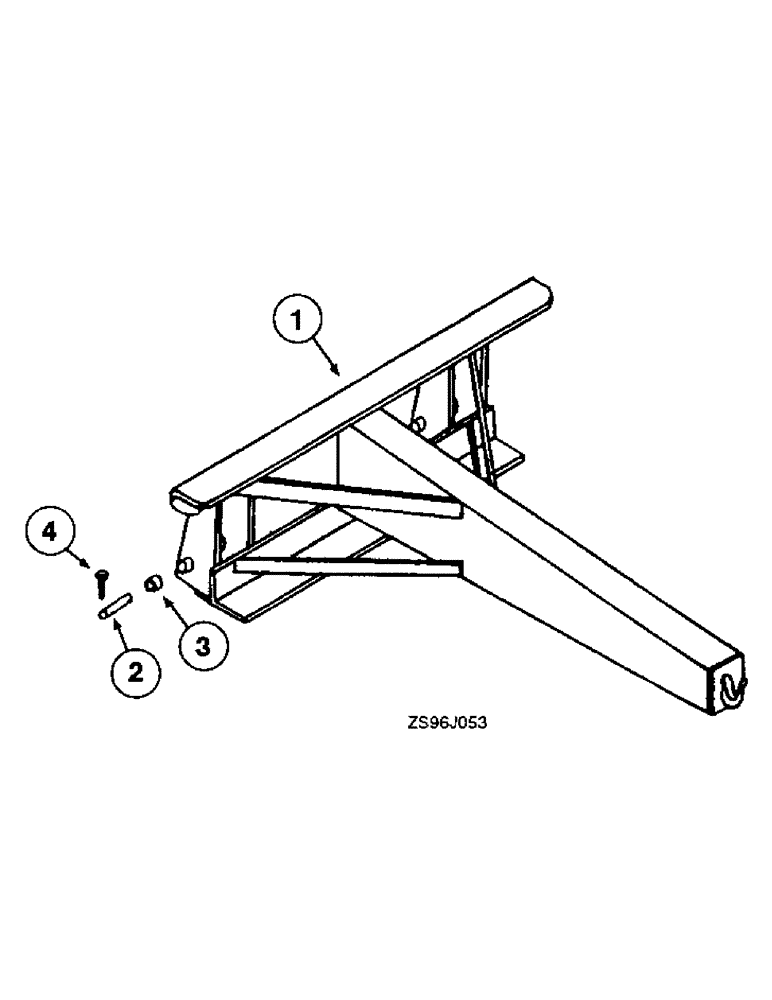 Схема запчастей Case IH 2450 - (5-26) - HEAVY DUTY BOOM, 2250, 2350 AND 2450 LOADERS 