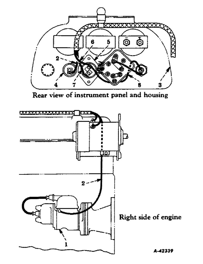 Схема запчастей Case IH 400-SERIES - (158) - ELECTRICAL SYSTEM-CARBURETED ENGINE, STARTING & LIGHTING, MAGNETO IGNITION (06) - ELECTRICAL SYSTEMS