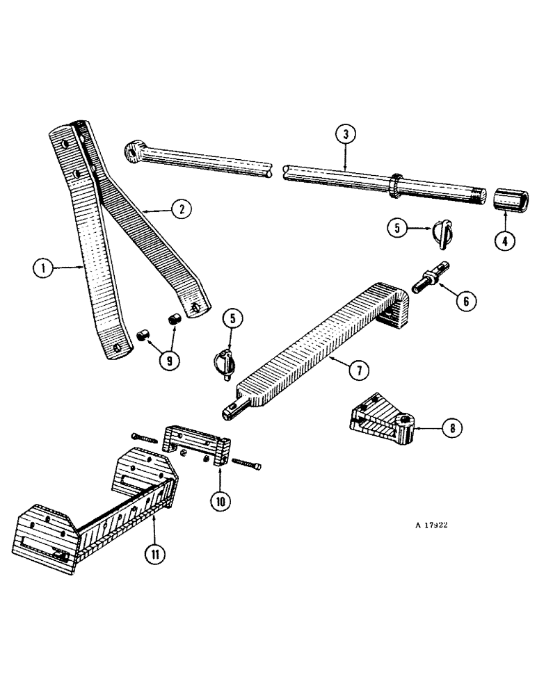 Схема запчастей Case IH MTA - (06) - MAST AND DRAFT BAR FOR CATEGORY I AND EAGLE HITCH, MTA THREE BOTTOM, 12 YEAR, 64 - 