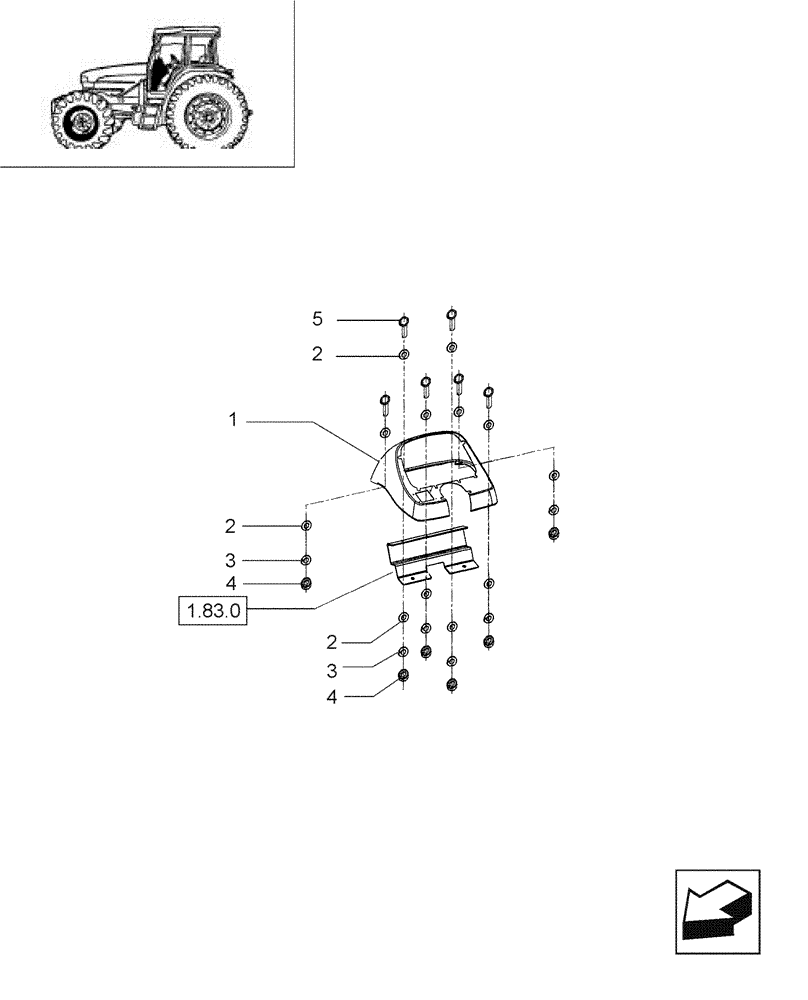 Схема запчастей Case IH JX80 - (1.92.0[37]) - CAB - INSTRUMENT PANEL (10) - OPERATORS PLATFORM/CAB