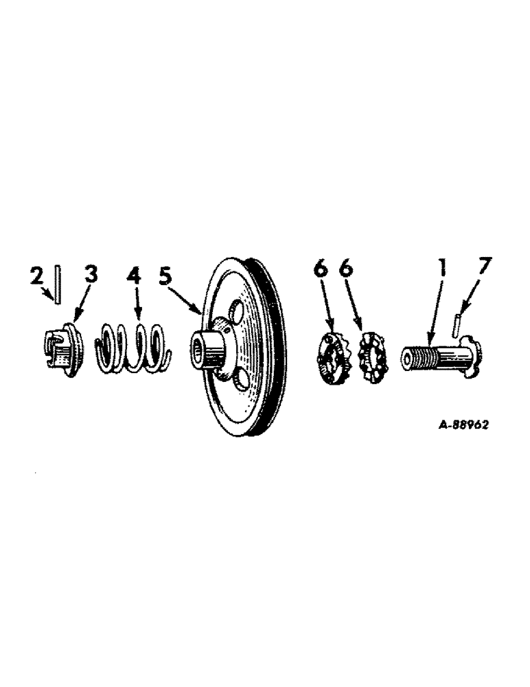 Схема запчастей Case IH 816 - (G-30) - SLIP CLUTCH 