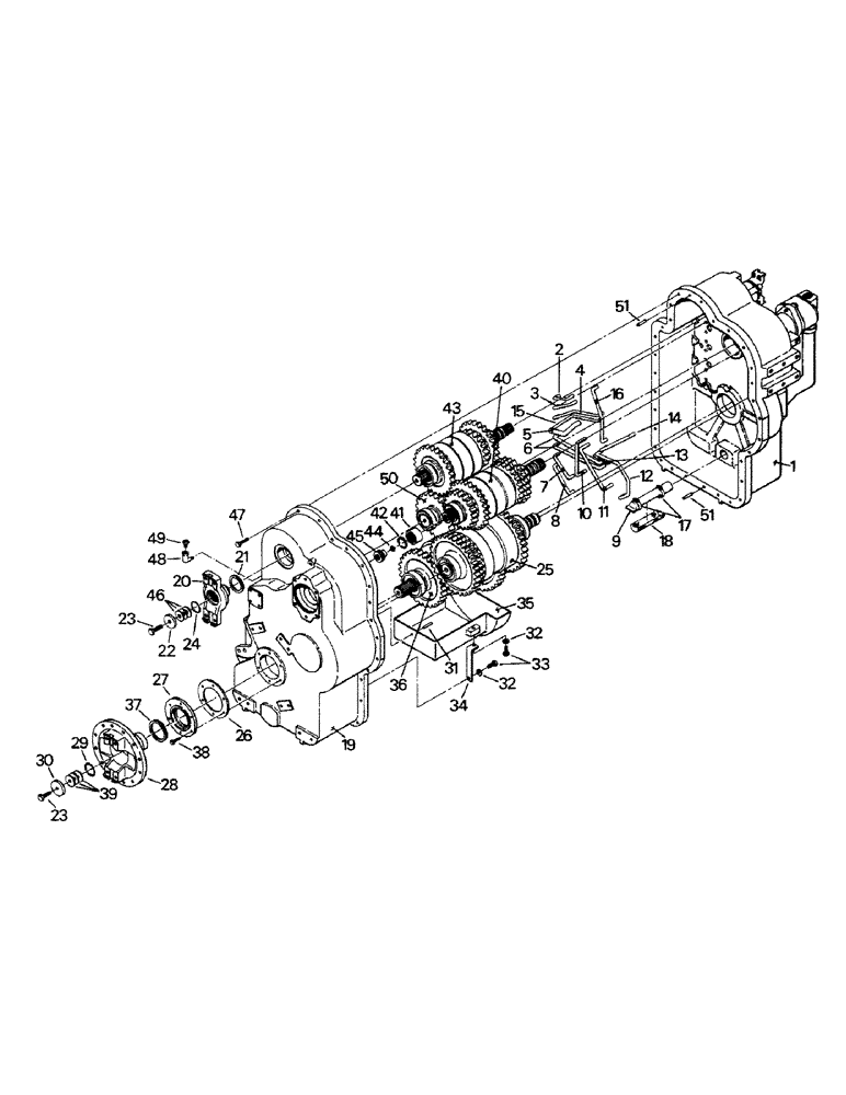 Схема запчастей Case IH KP-1325 - (04-25) - TRANSMISSION ASSEMBLY (04) - Drive Train