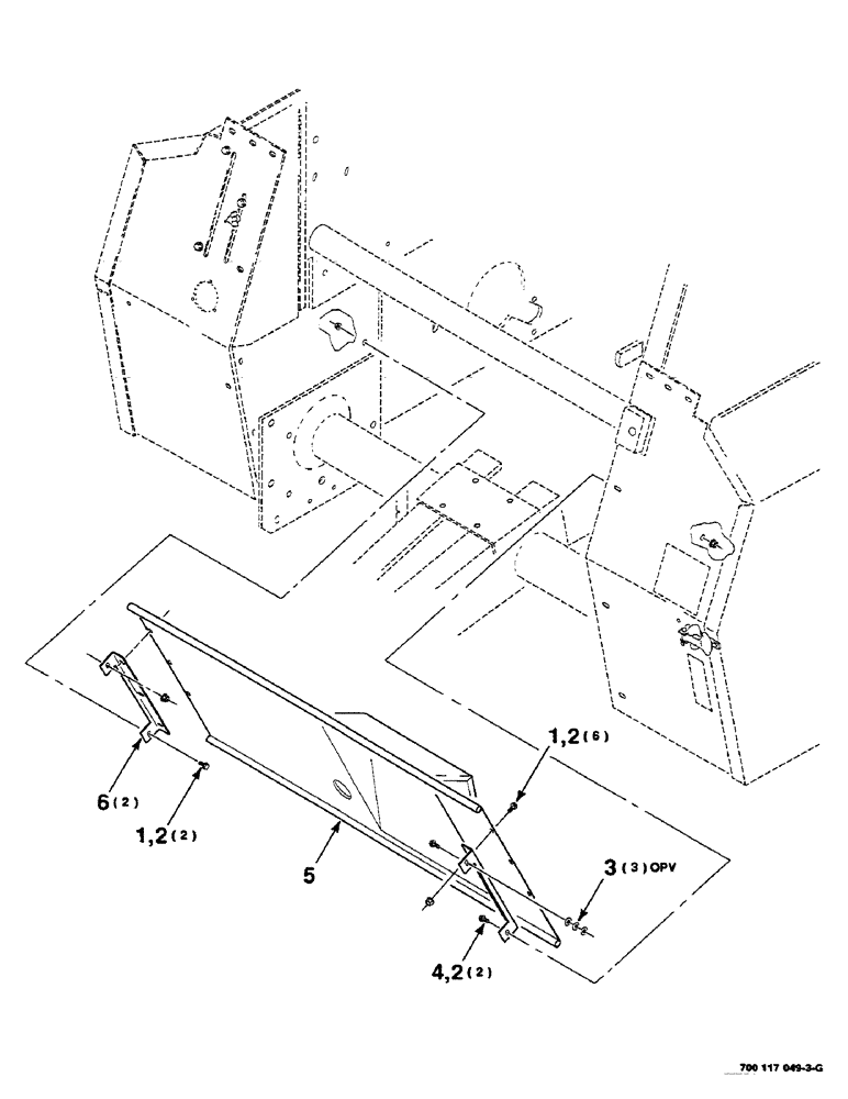 Схема запчастей Case IH 8455 - (7-08) - SHIELDS ASSEMBLY (FRONT) (12) - MAIN FRAME