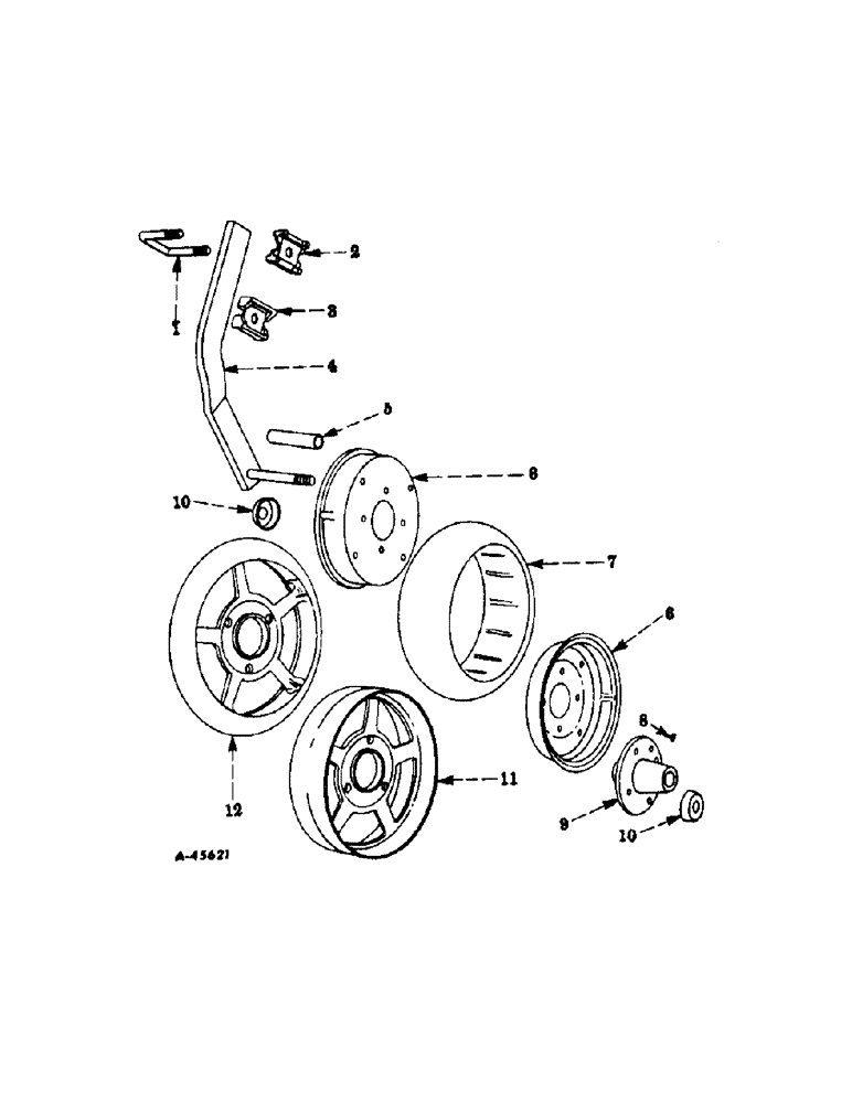 Схема запчастей Case IH 263 - (Q-04) - GAUGE WHEELS 