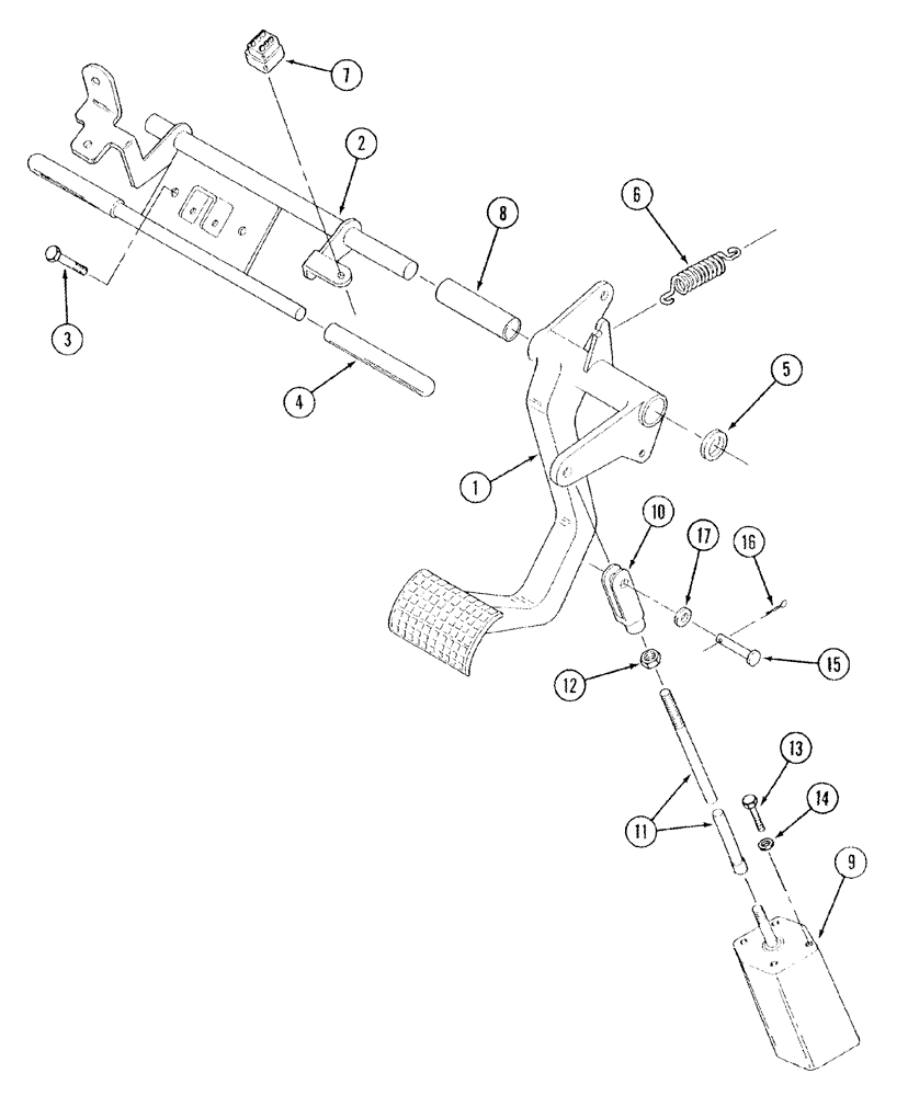 Схема запчастей Case IH STX325 - (07-01) - BRAKE CONTROL (07) - BRAKES