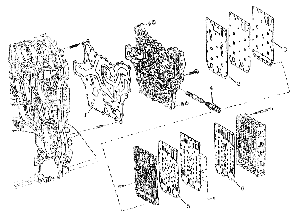 Схема запчастей Case IH AUSTOFT - (A02[06]) - GEARSHIFT SYST. Mainframe & Functioning Components