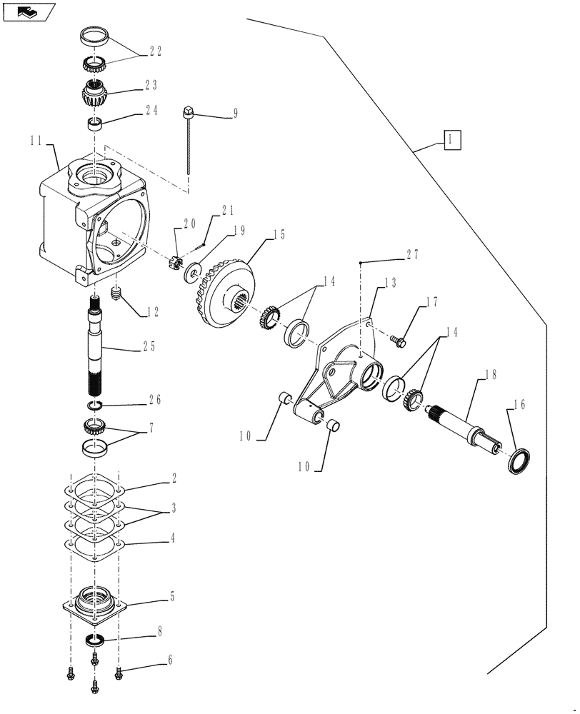 Схема запчастей Case IH RD193 - (58.100.06) - GEARBOX BELT DRIVE (58) - ATTACHMENTS/HEADERS