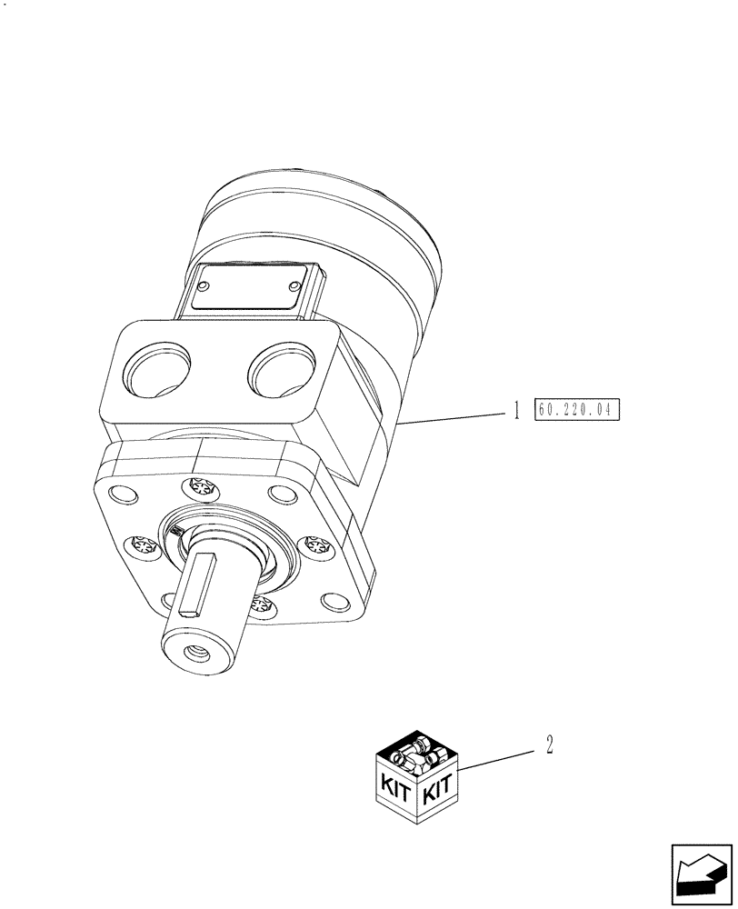 Схема запчастей Case IH 3016 - (35.910.12) - HYDRAULIC MOTOR (35) - HYDRAULIC SYSTEMS