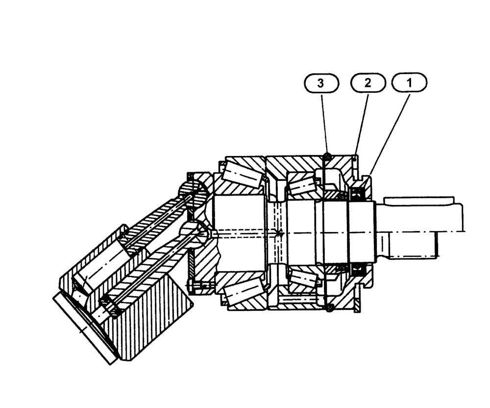 Схема запчастей Case IH 438 - (14-001) - HYDRAULIC MOTOR - .73 REX Hydraulic Components