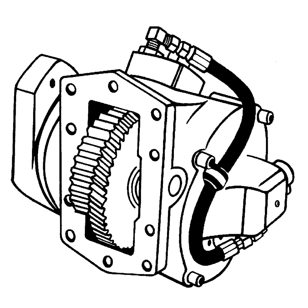 Схема запчастей Case IH FLX4330 - (10-015) - PTO, L.H. Options