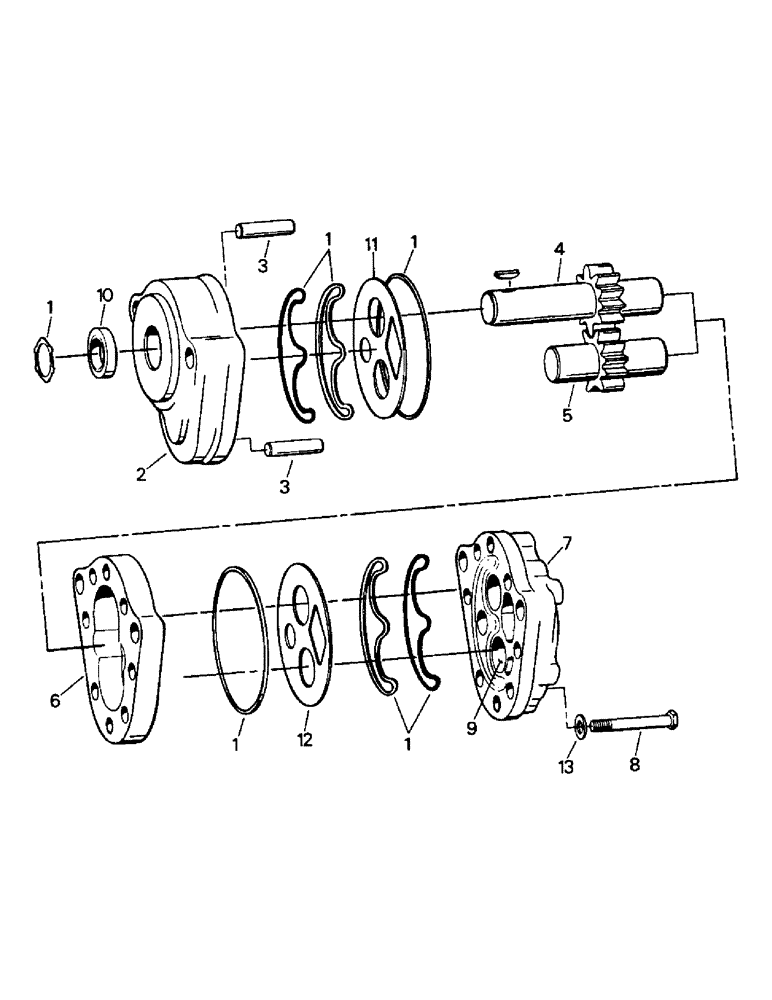 Схема запчастей Case IH PT225 - (04-78) - PTA 270 LUBE PUMP (04) - Drive Train