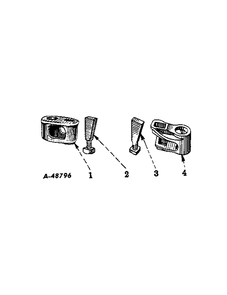 Схема запчастей Case IH 617 - (V-14[A]) - APPLICATOR CLAMP 