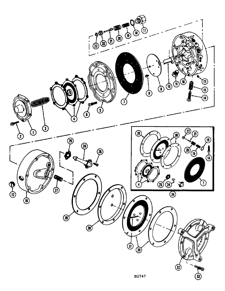 Схема запчастей Case IH 1060 - (369C) - REGULATOR, L.P., CHRYSLER LH-318 ENGINES (10) - ENGINE