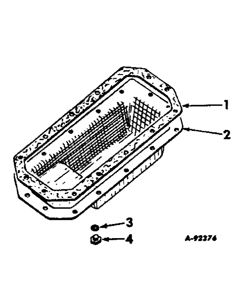 Схема запчастей Case IH BD-154 - (B-13) - CRANKCASE OIL PAN 