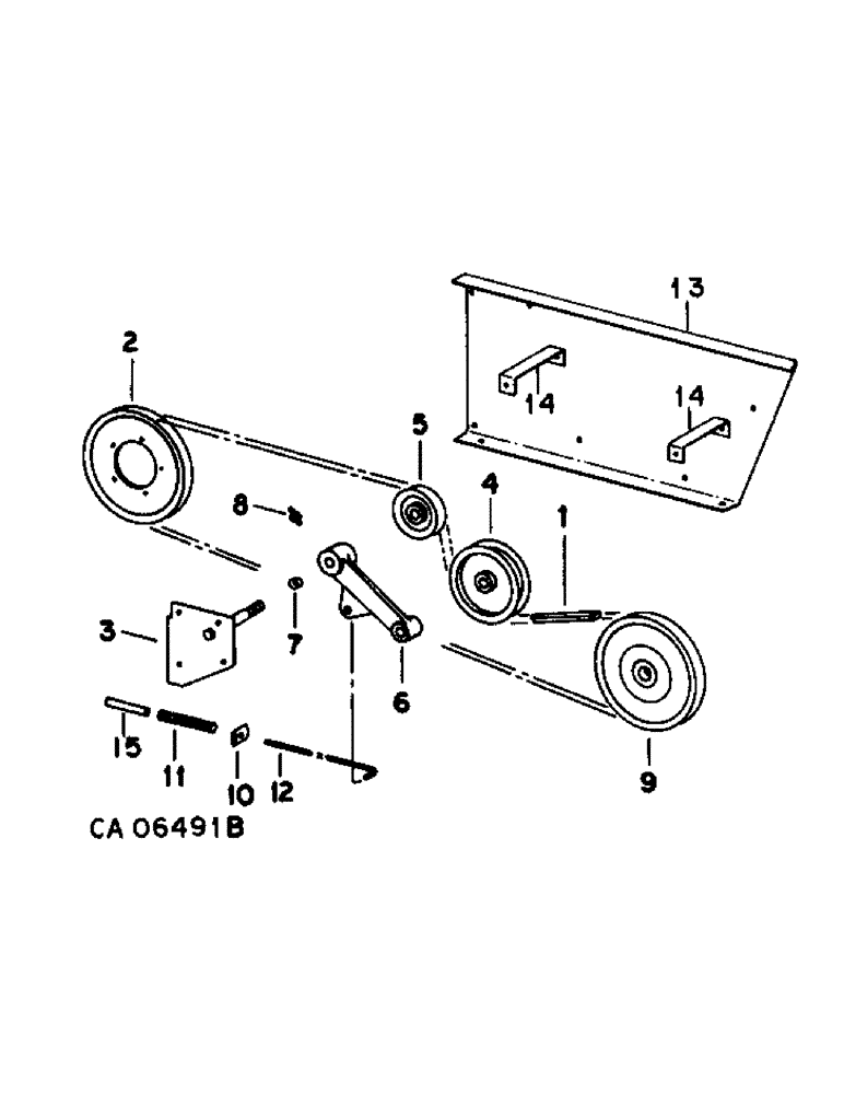 Схема запчастей Case IH 1470 - (20-14) - SEPARATOR, STRAW SPREADER DRIVE, SERIAL NO. 10060 AND ABOVE W/STRAW CHOPPER Separation